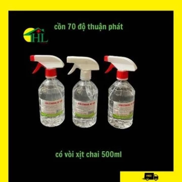 Thùng 24 chai Cồn 70, 90 Độ có Vòi Xịt Thuận Phát Dùng Để Sát Khuẩn Tiệt Trùng Trong Y Tế, SPA Hàng C.TY
