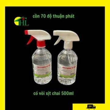 Cồn 70, 90 Độ có Vòi Xịt Thuận Phát Dùng Để Sát Khuẩn Tiệt Trùng Trong Y Tế, SPA Hàng C.TY