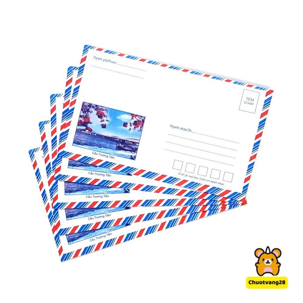 Combo 50 Chiếc Phong Bì Có Keo Dán Sẵn Đẹp Bì Thư