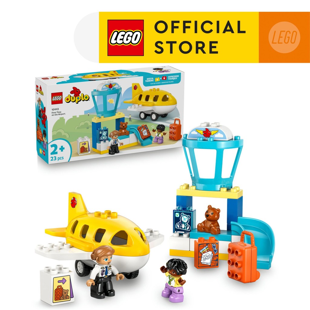 LEGO DUPLO 10443 Đồ Chơi Lắp Ráp Sân Bay Đầu Tiên Của Bé (23 chi tiết ...