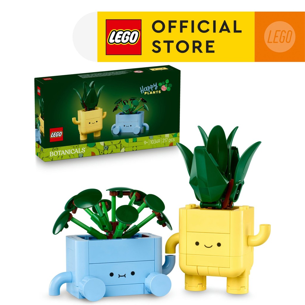 LEGO BOTANICALS 10349 Đồ Chơi Lắp Ráp Chậu Cây Vui Vẻ (217 chi tiết)