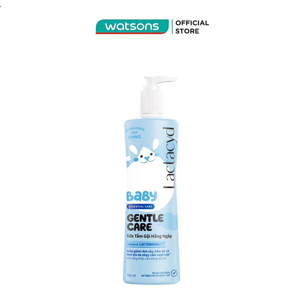 Sữa Tắm Gội Trẻ Em Lactacyd Baby Gentle Care 500ml