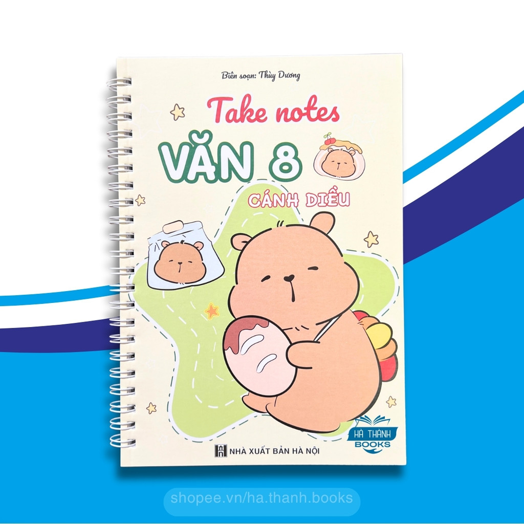Sổ tay Take Note Văn lớp 8 chương trình Cánh Diều | Ghi nhớ – Ôn tập Ngữ văn 8 in màu đẹp