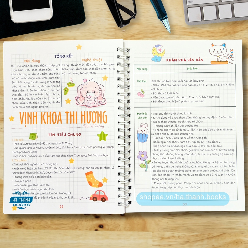 Sổ tay Take Note Văn lớp 8 chương trình Cánh Diều | Ghi nhớ – Ôn tập Ngữ văn 8 in màu đẹp