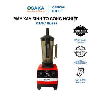 Máy Xay Công Nghiệp OSAKA BL-689 – 1800W – Cối 2L – Lưỡi Inox 8 Cánh – 15 Tốc Độ, Nhồi – Xay Sinh Tố