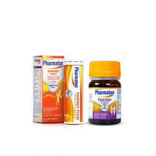 Bộ 1 Thực Phẩm Bảo Vệ Sức Khỏe Pharmaton Essential 30 Viên/Lọ + 1 Thực phẩm bảo vệ sức khỏe Pharmaton Energy Fizzi