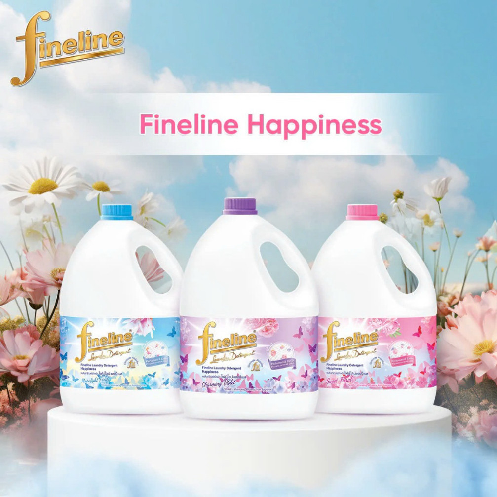 Nước Giặt Xả Fineline Thái Lan Can 3000ml- nước giặt xả quần áo chính hãng..