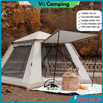 Lều Cắm Trại, lều dã ngoại tự bung 4-6 người chống nước chống tia tử ngoại KT 2m8x2m8 - Lều cắm trại du lịch — ảnh 8