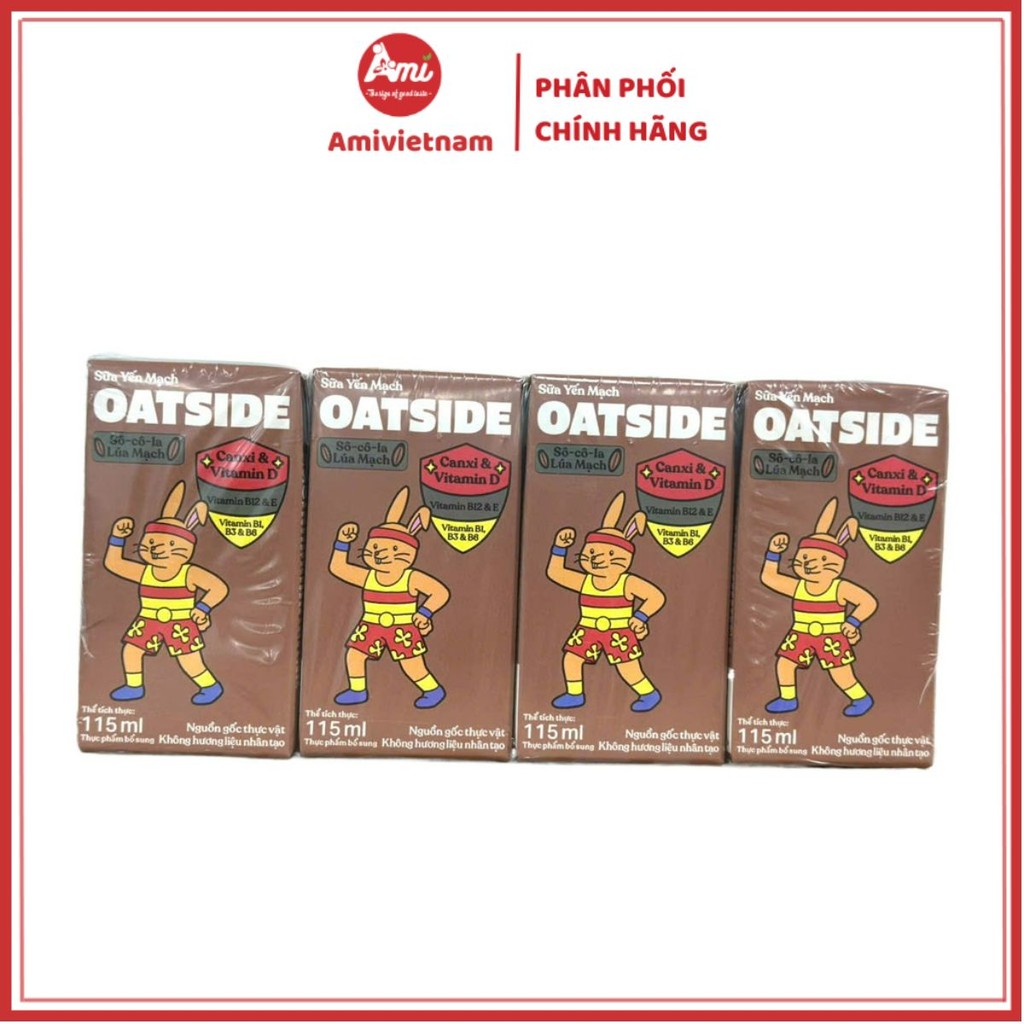 Sữa Yến Mạch OATSIDE Milk Nguyên Vị & Chocolate có loại mới có đường ...