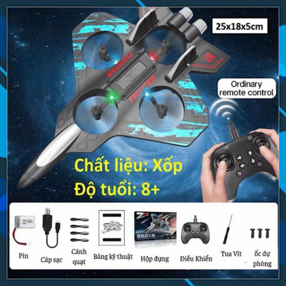 FREESHIP ```Máy bay chiến đấu bọt điều khiển từ xa, Đồ chơi trực thăng bay cảm biến trọng lực có thể sạc lại``` Tiện Lợi