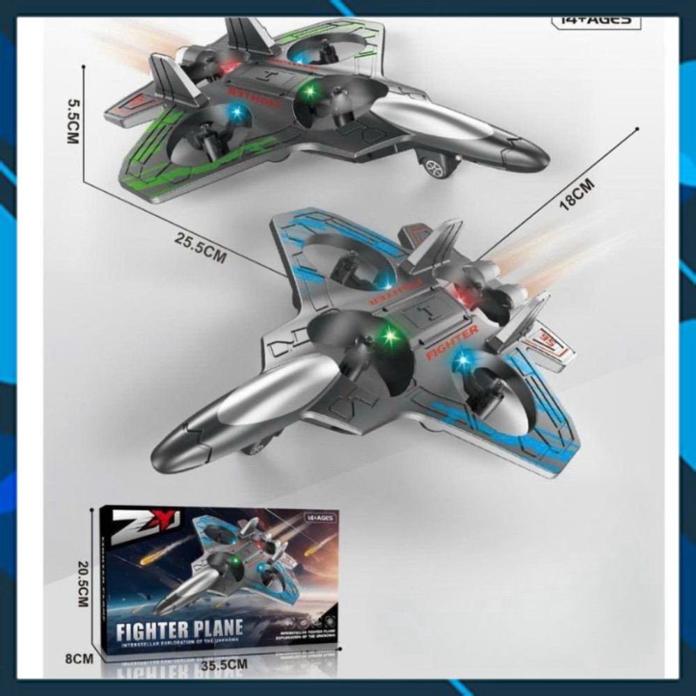 FREESHIP ```Máy bay chiến đấu bọt điều khiển từ xa, Đồ chơi trực thăng bay cảm biến trọng lực có thể sạc lại``` Tiện Lợi