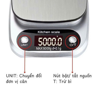[Sale 50%]  Cân Tiểu Ly Điện Tử Nhà Bếp 1g-10kg Độ Chính Xác Cao Chất Liệu Hợp Kim Thép Bền Bỉ - Happykids