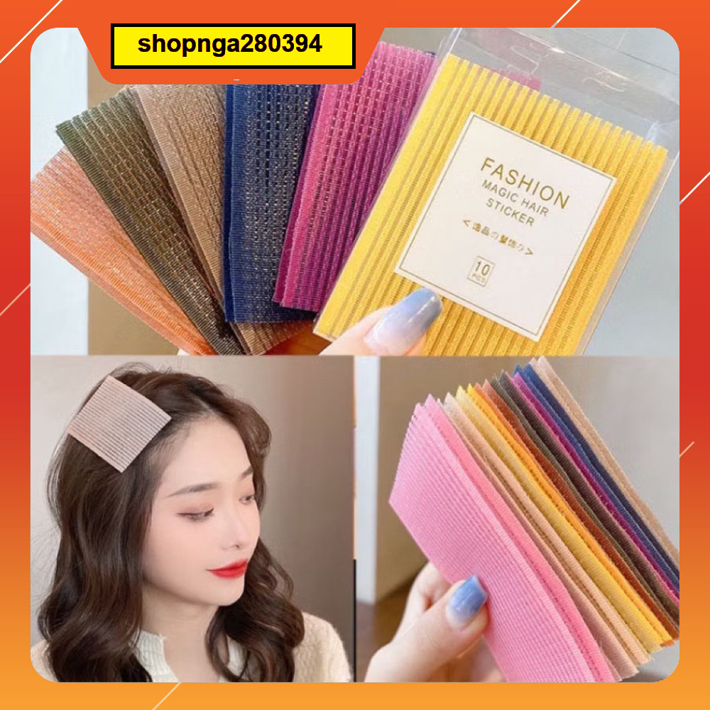 Set 10 Miếng Dán Cố Định Tóc Mái Tiện Dụng Hót Hít 2025 Siêu Xinh
