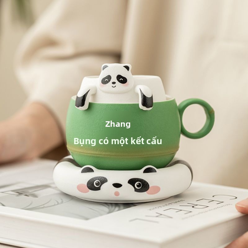 Ly sứ Panda, ly trà, ly nước tách, ly sáng tạo, ly lọc, ly nước văn ...