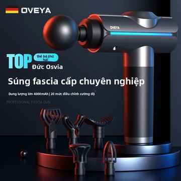 Súng Fascia Đức Máy massage thư giãn cơ bắp cấp độ chuyên nghiệp Súng màng cổ Thư giãn toàn thân Thiết bị massage điện g