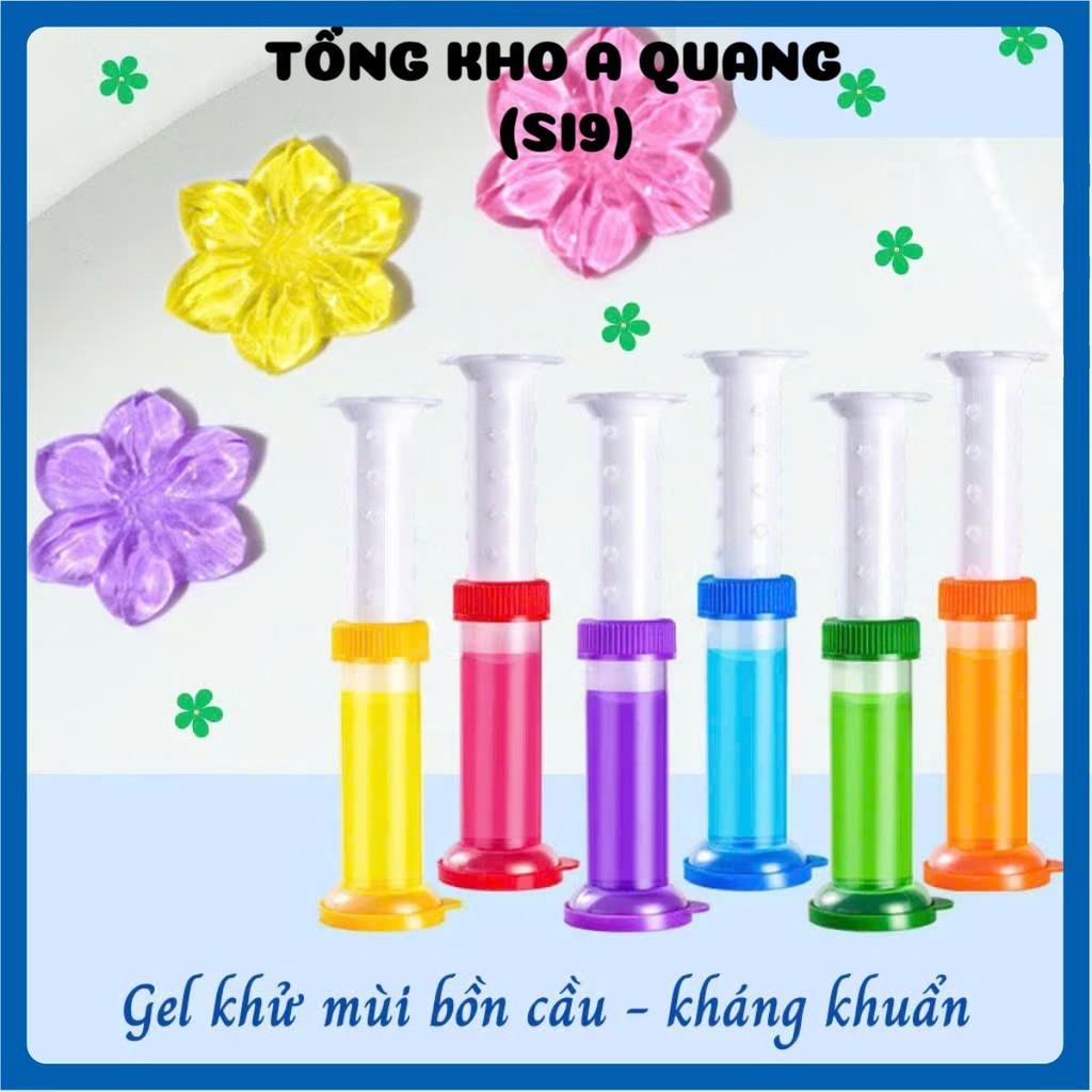 [COMBO 10]GEL TẨY RỬA BỒN CẦU HƯƠNG HOA DỊU NHẸ - Cây Gel Thơm Khử Mùi Bồn Cầu Kháng Khuẩn,Gel Khử Trùng Nhà Vệ Sinh An