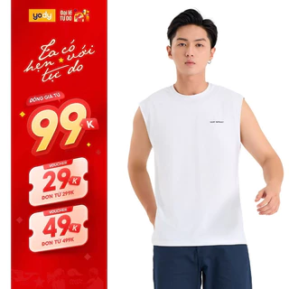🔥🔥[Đồng giá] Áo thun thể thao nam YODY áo tanktop ba lỗ, cổ tròn, tay zaglan, thoáng mát, co giãn STM7069