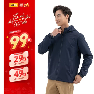 Áo khoác gió nam YODY 3C Pro cao cấp khoác nhẹ chống thấm nước, cản gió chống bụi AKM6017