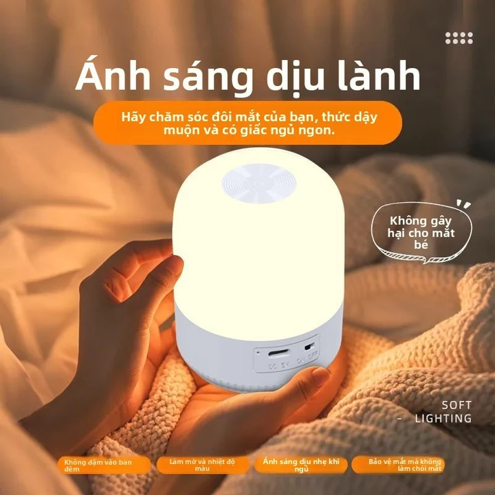 Đèn ngủ đầu giường, đèn cắm điện, đèn cắm trại, đèn ngủ phòng ngủ, đèn cho bé bú, đèn bảo vệ mắt, đèn bàn sạc lại