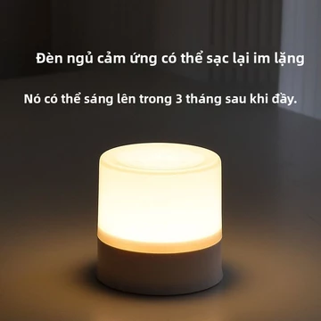 Đèn ngủ cảm ứng sạc lại, đèn chạm, đèn cho bé ăn, đèn bàn nhỏ, đèn ngủ cạnh giường, đèn ngủ phòng ngủ