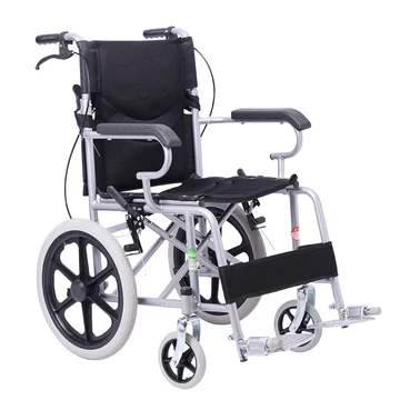 Xe lăn nhẹ gấp gọn Xe lăn cho người già, xe lăn tay cho trẻ em, xe lăn di động, xe lăn nhỏ không bơm hơi, lốp đặc