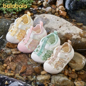 balabala Giày Tập Đi Trẻ Em Cho Bé Trai Bé Gái, Lưới Thoáng Khí Đế Mềm Chống Trơn Trượt, Sandal Mùa Hè 2025 Mẫu Mới Êm