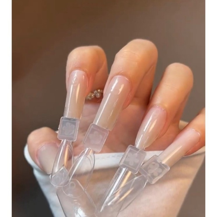 móng dual form taye, móng cao cấp Móng úp TAYE(p064) làm dual form, móng làm dual form mr nail, móng chống tràn gầm