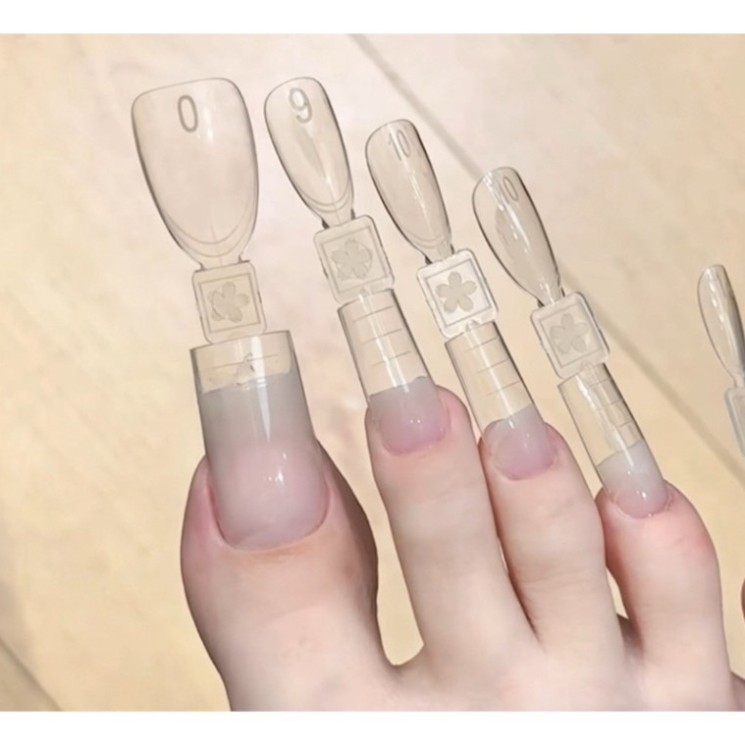 móng dual form taye, móng cao cấp Móng úp TAYE(p064) làm dual form, móng làm dual form mr nail, móng chống tràn gầm