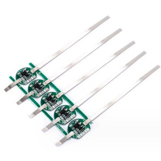 [Bán sỉ combo] (5 cái) Mạch bảo vệ hàn đầu pin Lithium 1S 3.7V 2 - 4.5A (1 - 3 MOS) có hàn kẽm sẵn ( PCB tròn)