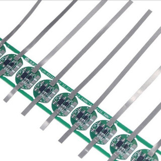 [Bán sỉ combo] (5 cái) Mạch bảo vệ hàn đầu pin Lithium 1S 3.7V 2 - 4.5A (1 - 3 MOS) có hàn kẽm sẵn ( PCB tròn)