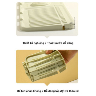 Thảm Thoát Nước Gắn Vòi Rửa Chén Silicone Đa Năng, Chống Tràn, Dễ Lắp, Phù Hợp Mọi Loại Vòi - TNT06