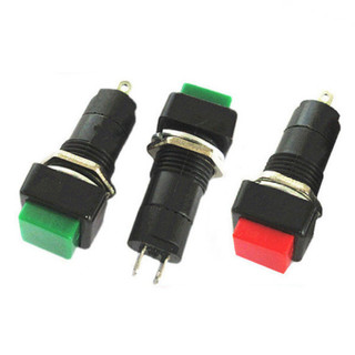 [Giá sỉ] (5C) Nút nhấn nhả ( reset) / giữ ( on/off) PBS - 12A / PBS - 12B lỗ khoét 12mm 2 chân