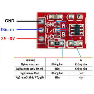 [Giá sỉ] Mạch cảm biến chạm TTP223 / TTP223B