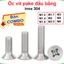 Ốc vít pake đầu côn, đầu bằng M3 inox 304 dài 6-20mm