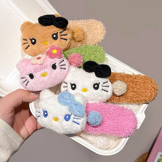 Kẹp tóc mỏ vịt Hello Kitty loại lớn lông xù đáng yêu thời trang nữ mẫu mới 🌸🌸🌸