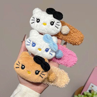 Kẹp tóc mỏ vịt Hello Kitty loại lớn lông xù đáng yêu thời trang nữ mẫu mới 🌸🌸🌸