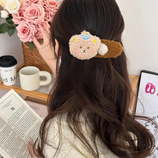 Kẹp Tóc Gấu bông pudding HINAKY kẹp tóc mỏ vịt dễ thương kẹp tóc lớn 2025 🌸🌸🌸