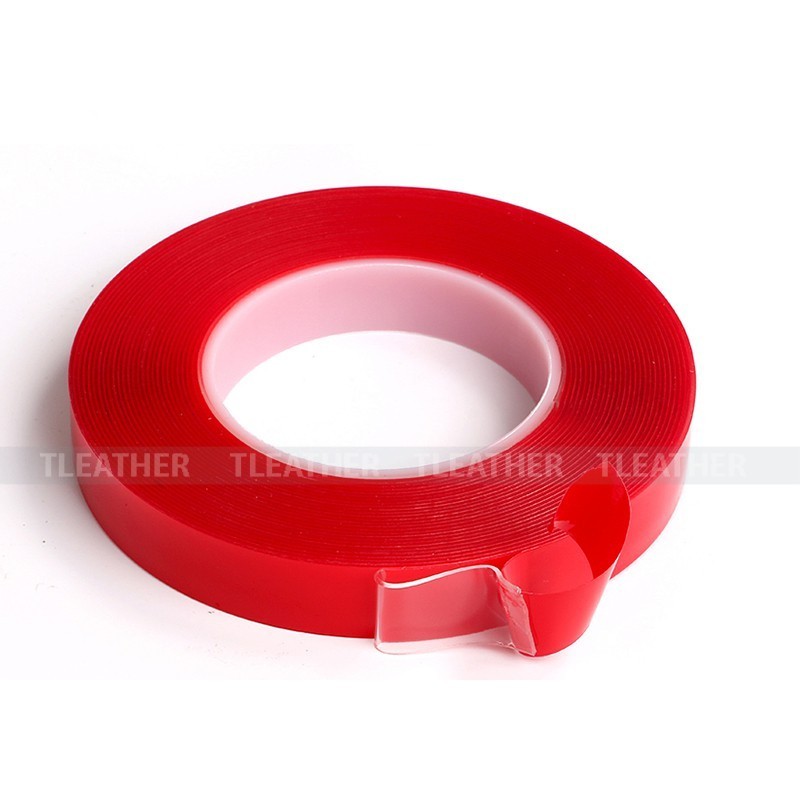 Băng dính 2 mặt trong suốt cuộn 3 mét * 9mm dán cường lực, băng dính 2 mặt dán phụ kiện ô tô
