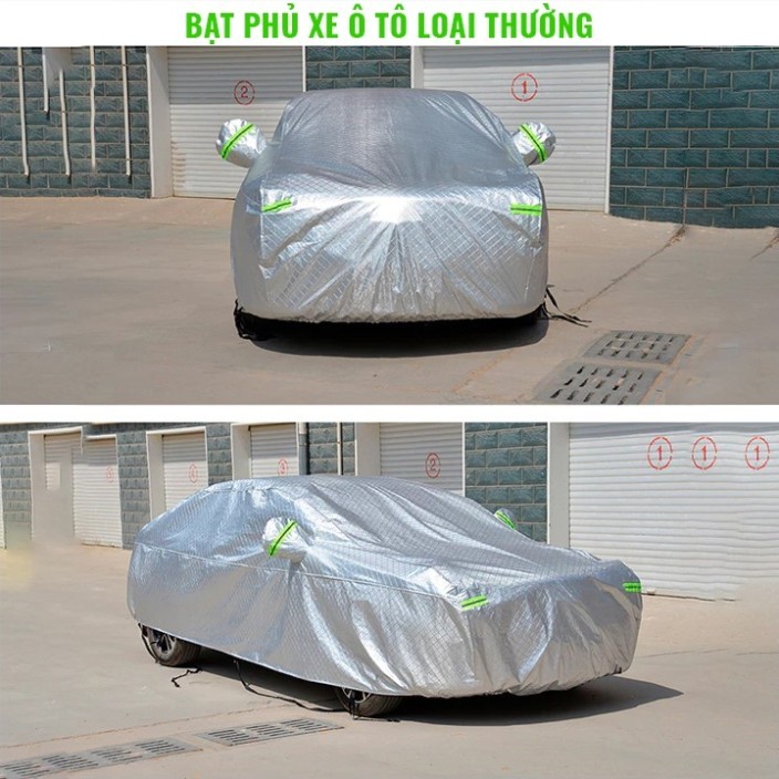 Bạt phủ xe ô tô 5 chỗ VinFast VF 3 chất liệu vải cao cấp che nắng mưa chống bụi bẩn