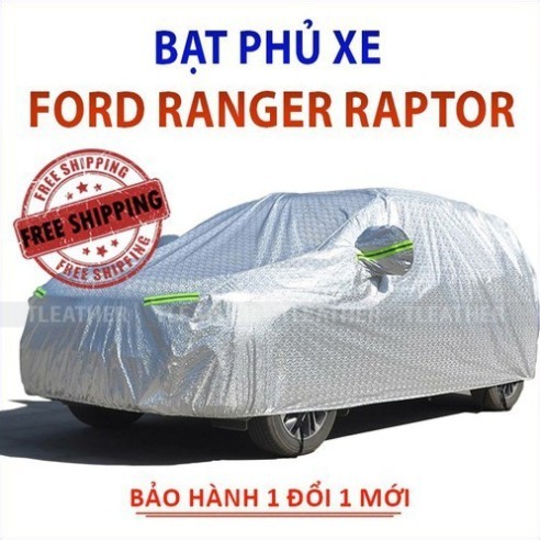 Bạt phủ xe ô tô bán tải Ford Ranger Raptor chất liệu vải cao cấp che nắng mưa chống bụi bẩn