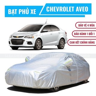 Bạt che phủ xe ô tô 5 chỗ Chevrolet Aveo chất liệu vải cao cấp chống nắng mưa bụi bẩn
