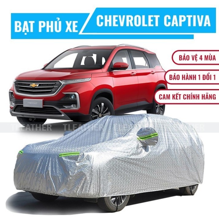 Bạt phủ xe ô tô 7 chỗ Chevrolet Captiva chống nóng che nắng mưa không thấm nước