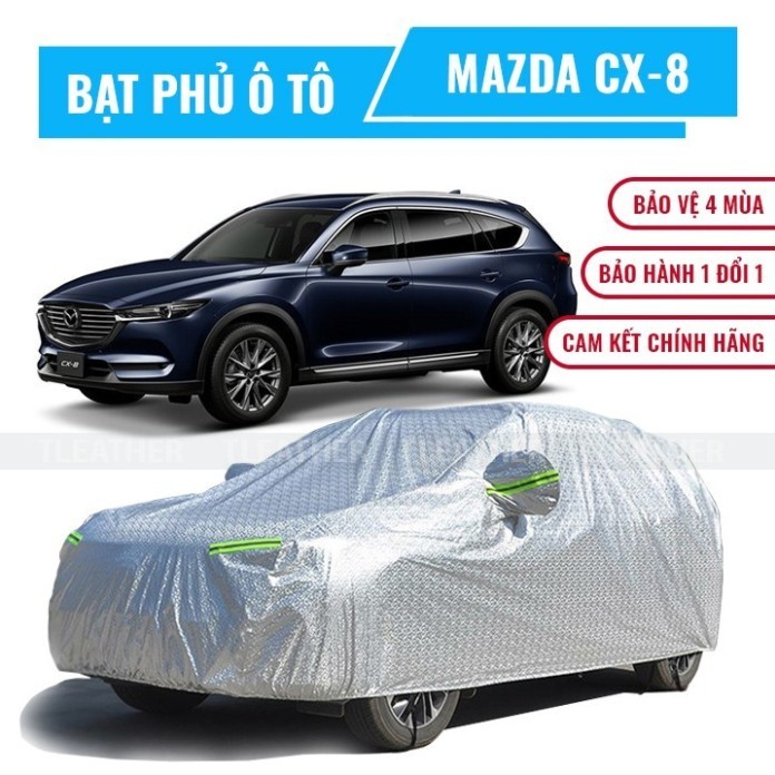 Bạt phủ xe ô tô 7 chỗ Mazda CX-8 loại vải dày 3 lớp che nắng mưa bụi bẩn chống trầy xước
