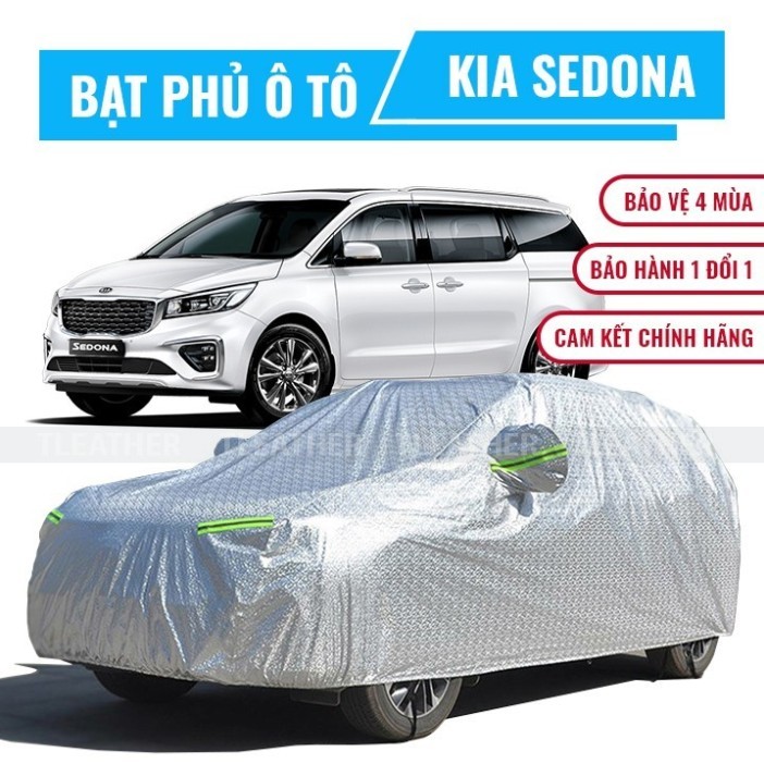Bạt phủ xe ô tô 7 chỗ Kia Sedona loại vải dày 3 lớp che nắng mưa bụi bẩn chống trầy xước
