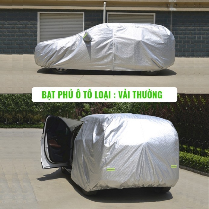 Bạt phủ xe ô tô 7 chỗ Mitsubishi Outlander chất liệu vải cao cấp chống nóng che nắng mưa bụi bẩn