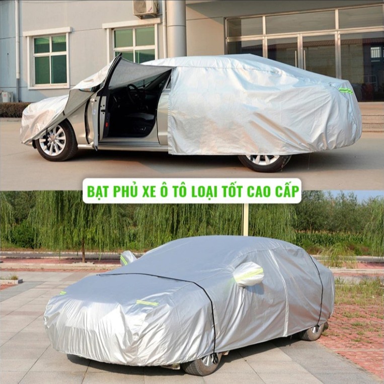Bạt phủ xe ô tô 5 chỗ Kia Soluto chất liệu vải cao cấp che nắng mưa chống bụi bẩn