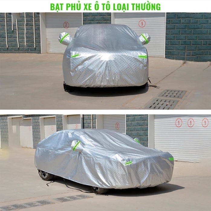 Bạt phủ xe ô tô 5 chỗ Kia Soluto chất liệu vải cao cấp che nắng mưa chống bụi bẩn