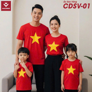 Sỉ Áo Việt Nam Cờ Đỏ Sao Vàng – Chất Vải Thoáng Mát, Thời Trang Đẹp cho Gia Đình bạn