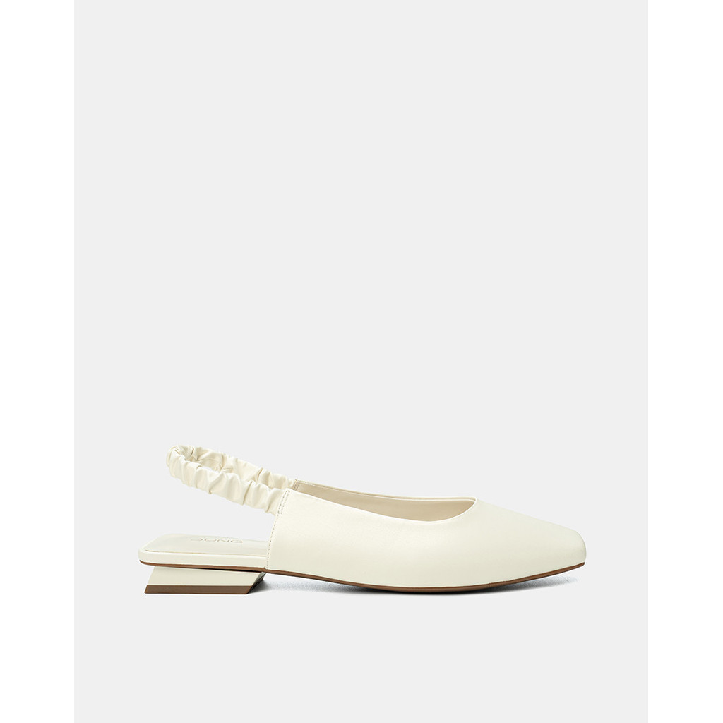 Giày Búp Bê Nữ 3cm Thời Trang JUNO Slingback Quai Thun BB03138