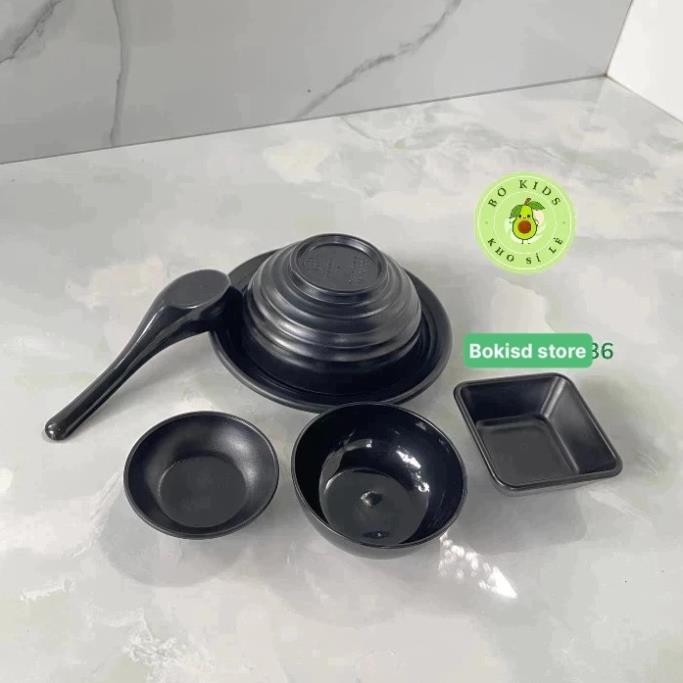 AMIZIN Bát cơm melamine nhựa Việt Nhật (MS: 6830) chén cơm phíp nhám dày dặn, chịu nhiệt sang trọng lịch sự AMIZIN